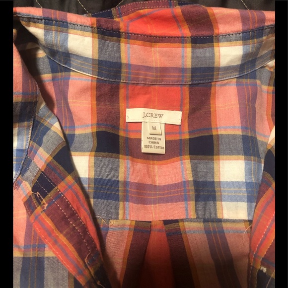 J.Crew Madras Popover - Picture 2 of 3